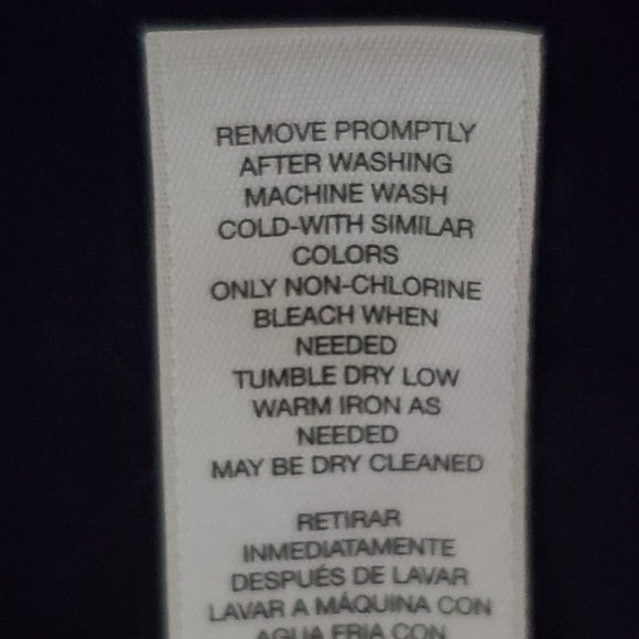 Chicos Black White Polka Dot Button Up Tie Waist - Picture 6 of 6